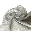 Wholesale Embossed Recycled Materials Snake Skin Artificial Leather for Bags and Shoes