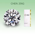Real IGI Certified Round Lab Grown Diamonds 0.5ct 1ct 2ct 3ct Synthetic Loose HPHT CVD Lab-Made Diamonds Wholesale Price