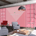 Industrial Style Iron Container Wallpaper Office Ins Internet Celebrity Photo Milk Tea Shop Trendy Brand Wallpaper Wall Covering