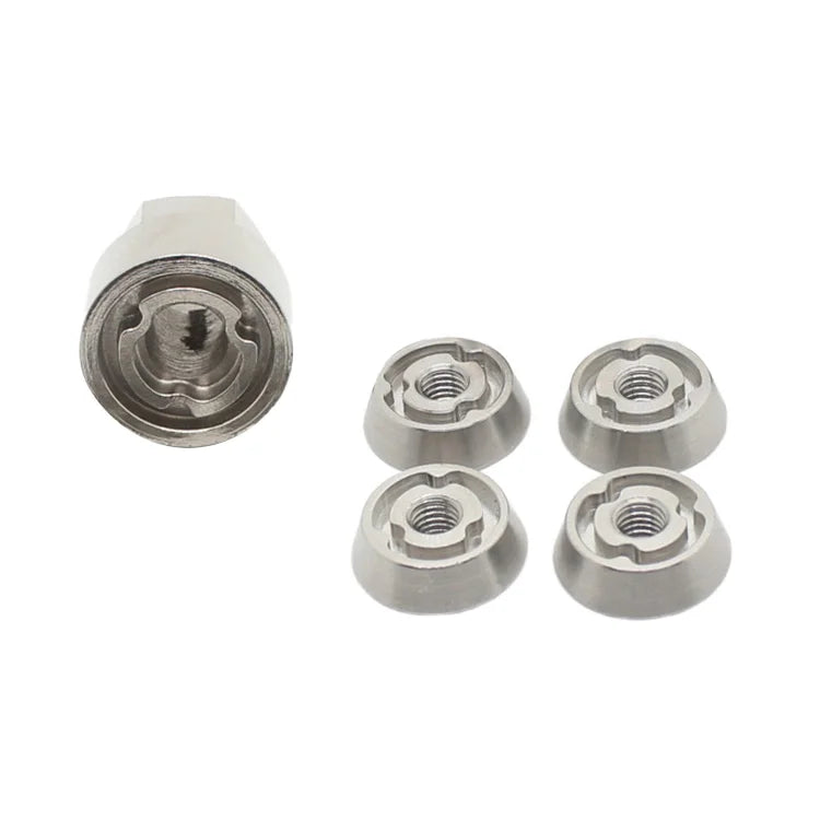 Three Flap Anti Theft Nut Safety Torx Nuts Cnc Stainless Steel Turning Parts for E-bike 2025