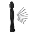 Auble Professional Durable Mini Twist Drill Bits Set 11-Piece Precision Hand Metal Wood Jewelry Assembling Model Making
