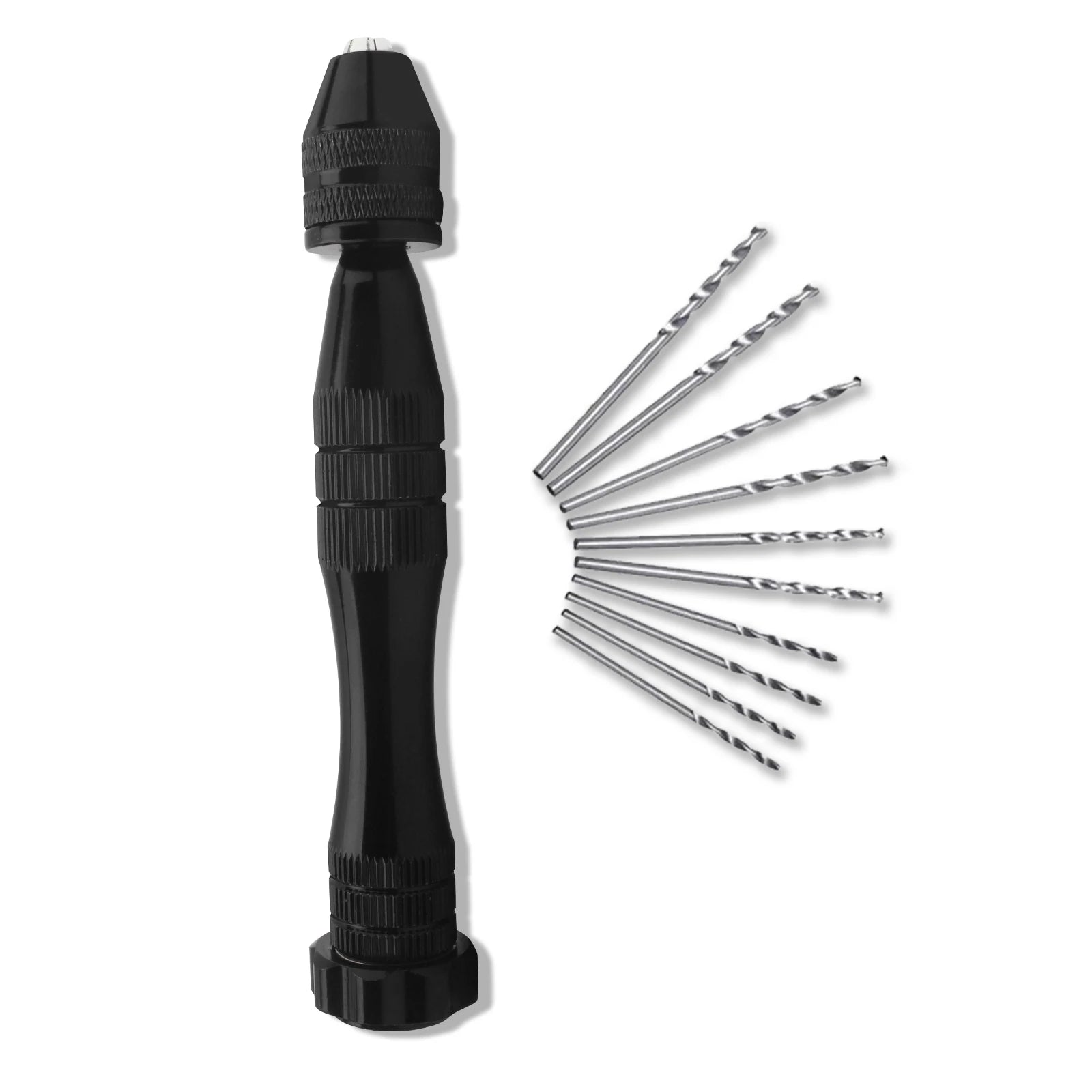 Auble Professional Durable Mini Twist Drill Bits Set 11-Piece Precision Hand Metal Wood Jewelry Assembling Model Making