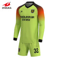Adult Soccer Uniforms Long Sleeve Team Football Shirts Wholesale Soccer Uniforms New Designs Soccer Uniform Jersey