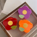 Wholesale Customize Cute Flower Design Cartoon Acetate Hair Claw Clip for Woman Hair Accessories