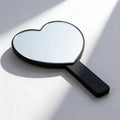 Custom Logo Bronze 1x Small Glass Handheld Makeup Mirror Personalized Desktop Style Private Label Cosmetic Use Hand Mirror
