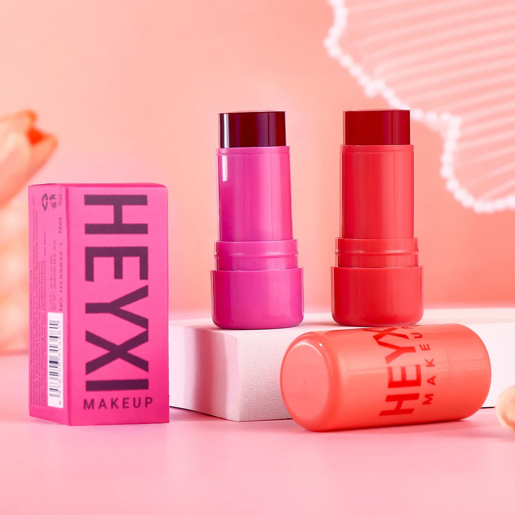 Women's Multi-Function Makeup Lightweight Jelly Blush Stick Beauty Blush for Fair Skin Cosmetics