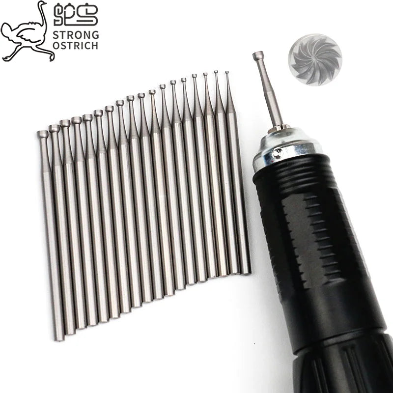 STRONG OSTRICH HSS Rotary Jewelry Drill Bit Set Tools Equipment Rotary Jewellery Burs Tools Mini Needle Drill Tool for Jewelry