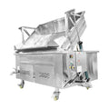 In-Smart Industrial Commercial Stainless Steel Electric Gas Fryer 24KW-96KW Automatic Stir Batch Type for Fish Potato Chips
