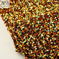 Nanyee Textile Heavy Weight Bright Orange Neon Velvet Sequin Fabric