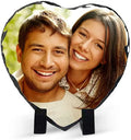 SH-60 180*200*9mm Heart-Shaped House Decoration Sublimation Slate Photo Blank Ardoise Heat Press Rock Stone Crafts