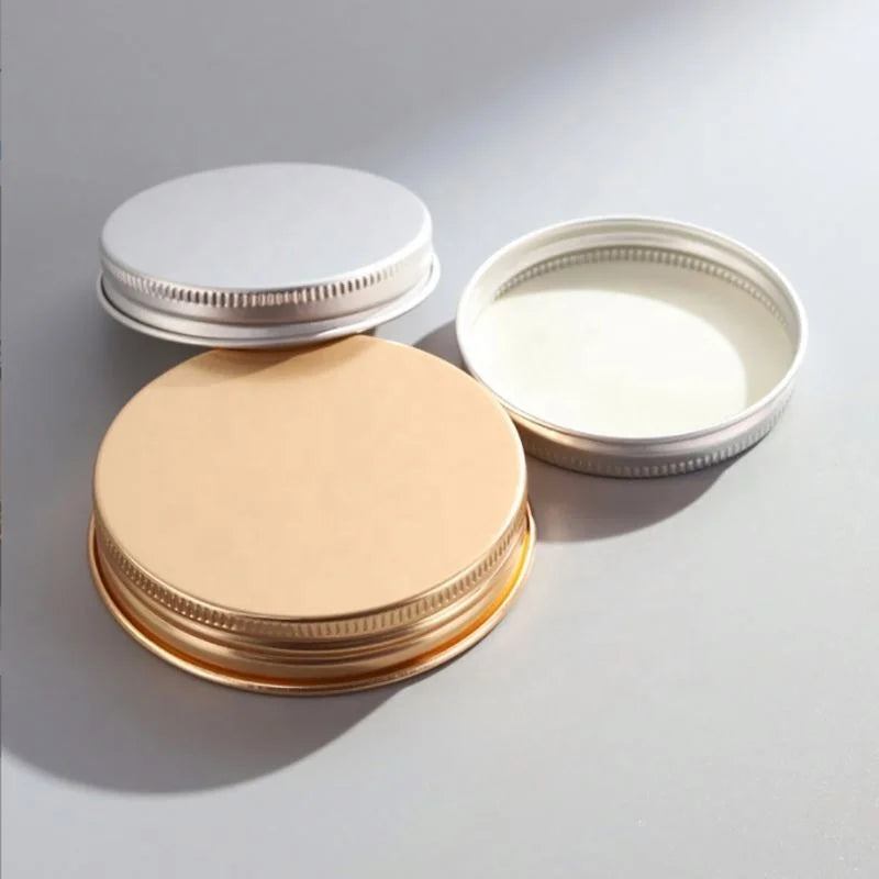 Custom Color 58mm 58/400 Aluminium Closures Screw Lid Covers Caps for Bottle Plastic Jar