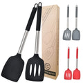 Multicolored Eco-Friendly Non-Stick Cooking Turners Heat-Resistant Spatula Spoon Scoop Turner Flexible Kitchen Cooking Tools