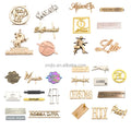 Custom Bag Accessories Metal Logo Label Embossed Handbag Logo Metal Plate Engraved Metal Custom Logo Tag for Bags Purses