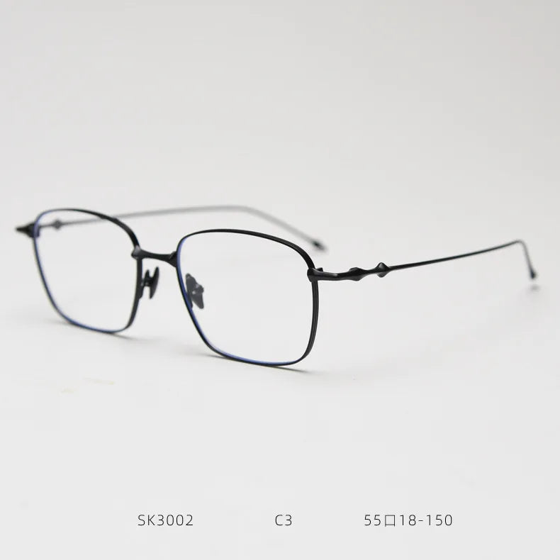2025 Ultralight Business Men's Pure Titanium Full Frame Glasses Frame Suitable for Retro Trendy Prescription Eyeglasses