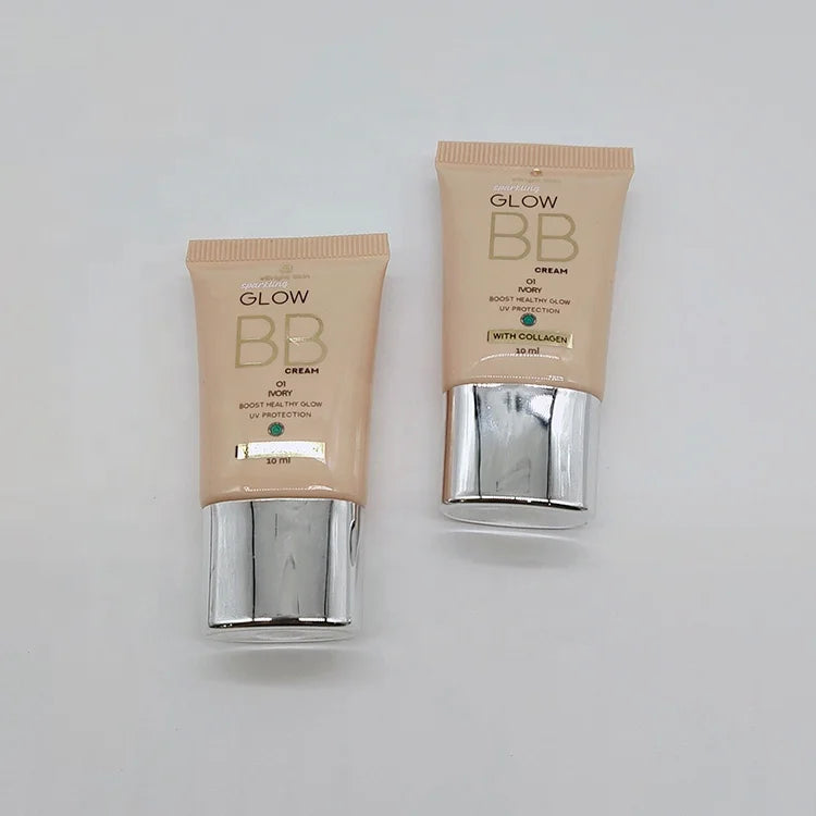 Super Oval 10ml Cosmetic Plastic Tube Packaging Sunscreen and BB Cream Tube