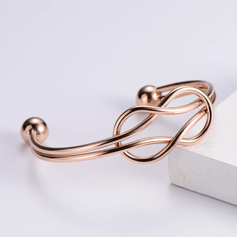 ORDRM Femme Porte Bonheur En Acier Custom Made Inoxydable Stainless Steel Woman Infinity Non Tarnish Jewelry Bracelet for Girls