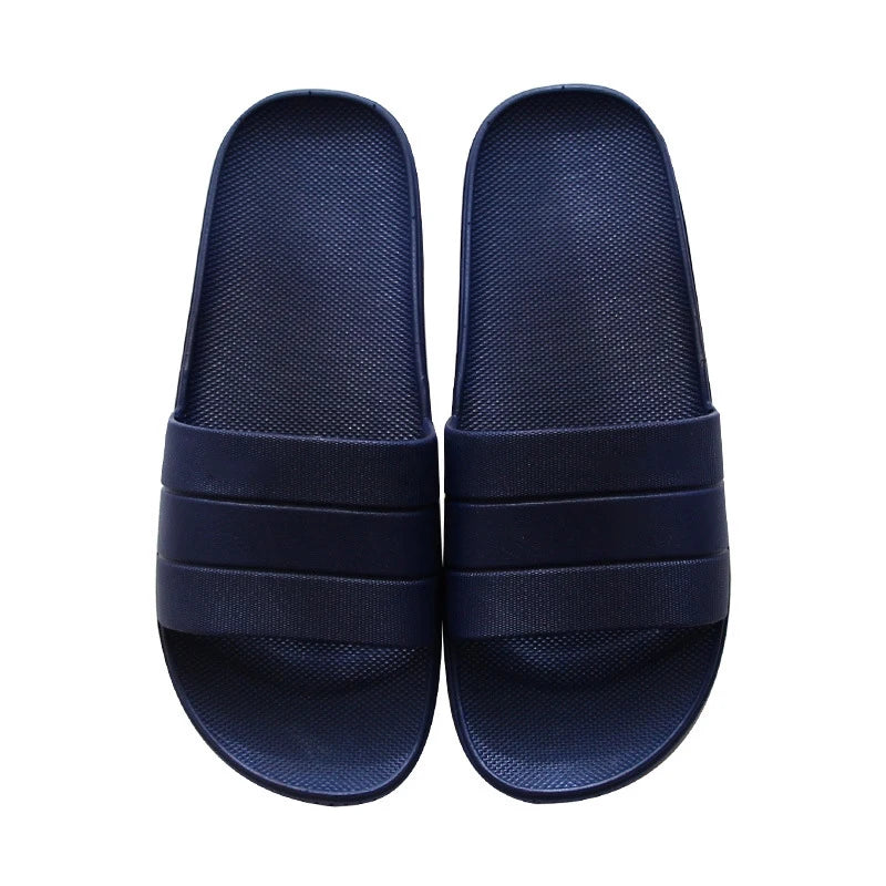 Custom Slide Footwear PVC Custom Logo Slide Sandal Men Slipper Thick Sole Slippers