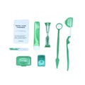 Portable Travel Oral Care 8 in 1 Orthodontics Toothbrush Kit for Personal Hygiene Care