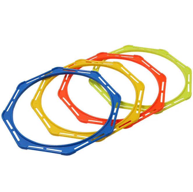 High Quality Speed Training Agility Ladder Colorful Octagon Agility Rings for Training
