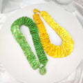 Hot Selling Hawaiian Mother Pearl Necklace Handmade Wire Multi-Color Shell Beads Yellow Green Fish Scales for Gifts