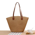 2026 Hot Selling Women's Custom Large Straw Tote Beach Bags Fashionable Lady's Beach Portable Zip Tassel Summer Spring Autumn