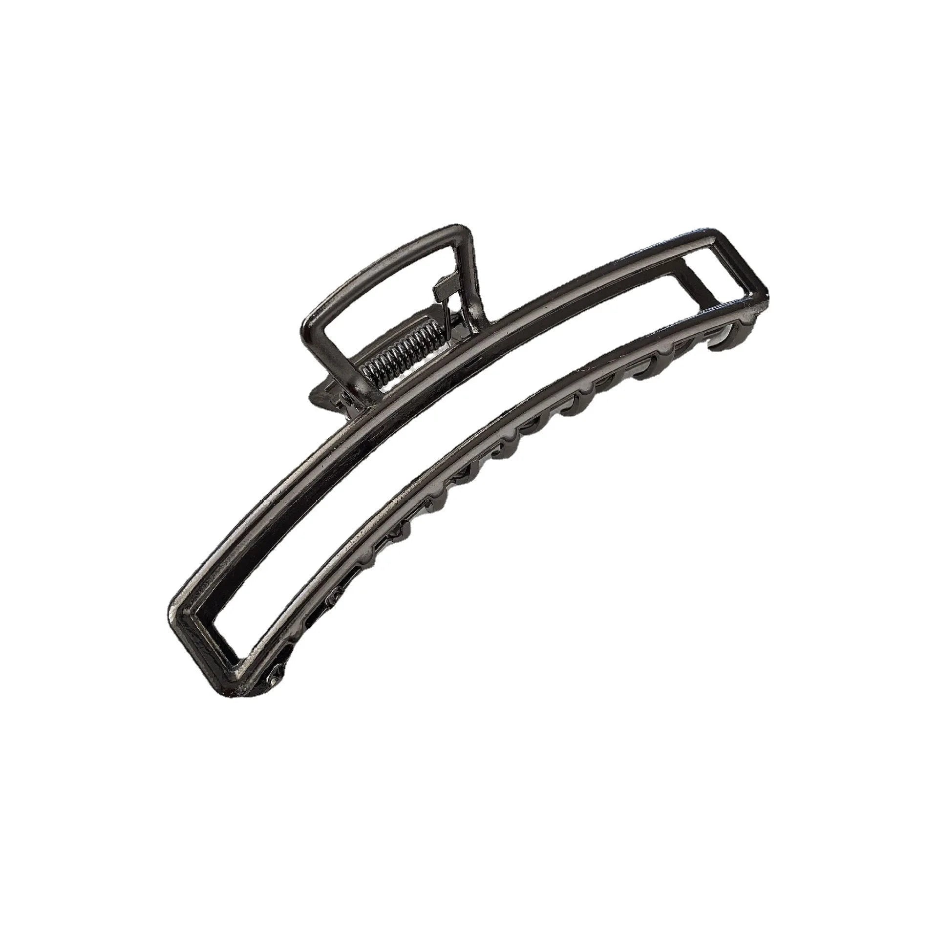 Extra Large Shark-Style Hair Claw Women's Daily Use Alloy Plastic Accessory Made in Metal for Hair Styling or Gift Purpose