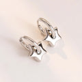 Fashion PVD Earrings Jewelry Stainless Steel Gold Plated Huggie Studs Star Earrings for Women
