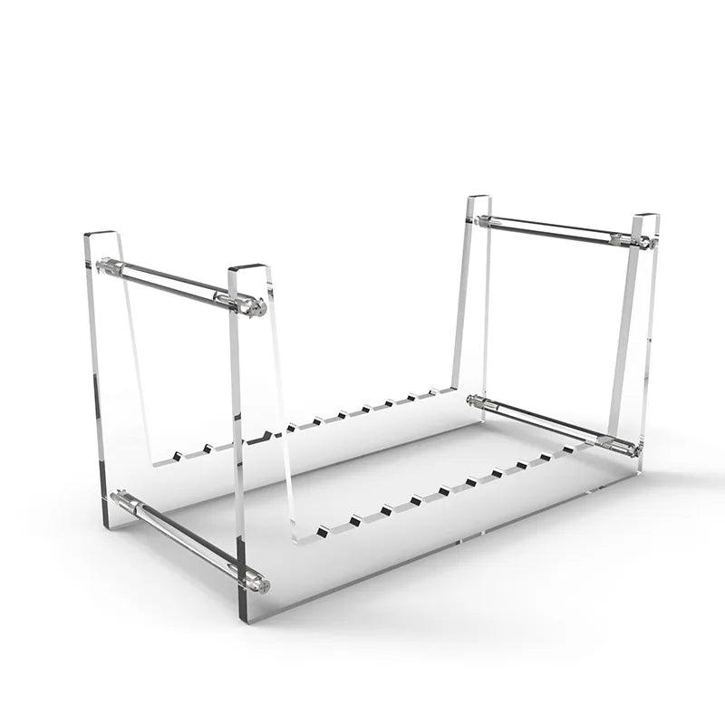 Acrylic CD & Vinyl Record Rack Storage Holder & Display Stand for Album & DVD Collection