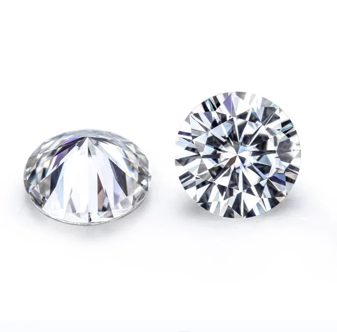Wholesale Price in Stock 2 Carat GRA Certificate Pure White D VVS Moissanite Gemstone