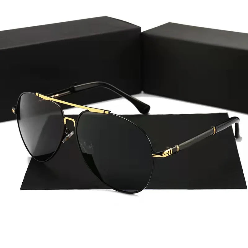 Classic High Quality Polarized Sunglasses Oversized Custom Fashion Luxury Design Shades Men Women Sunglasses 2022