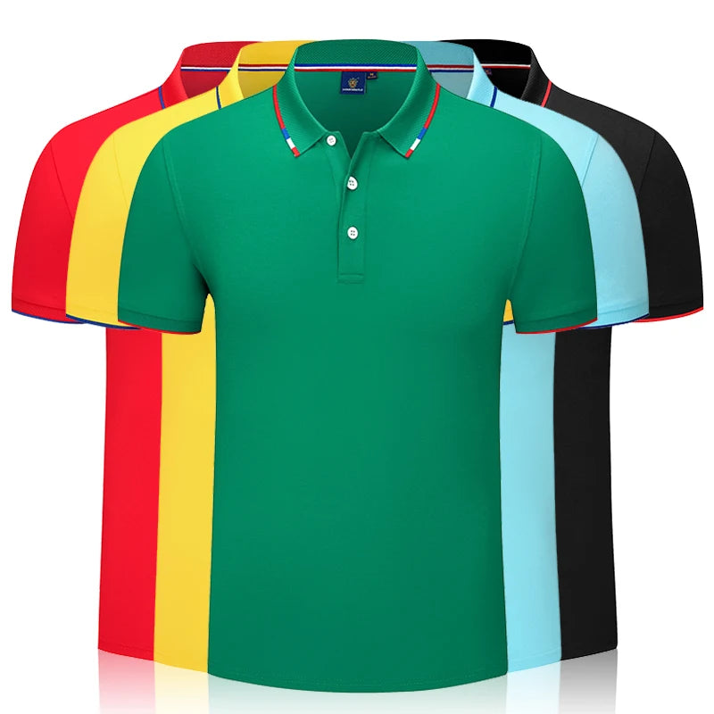 Clothing Factory Directly Supply Custom Polo Shirt Men Plus Size Polo t Shirt 100% Polyester Non-pilling