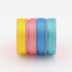 1.5~3mm Polyester Jewelry Cord Rope Jewelry Accessories Bracelet Necklace Material