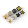 Deepeel G8-18 12mm Smooth Nail Hardware Alloy Decorative Square Rivet Handbag Leather Strap Bottom Foot Screw Buckle Accessories