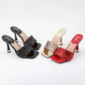 Y Summer Big Size Women's High Heels for Ladies Shoes Female Women Heeled Sandals slippers