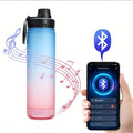 Custom logo 22oz  Wholesale Bulk Outdoor Use Water Bottles Stainless Steel Insulated with Wireless Speaker  Water Bottle