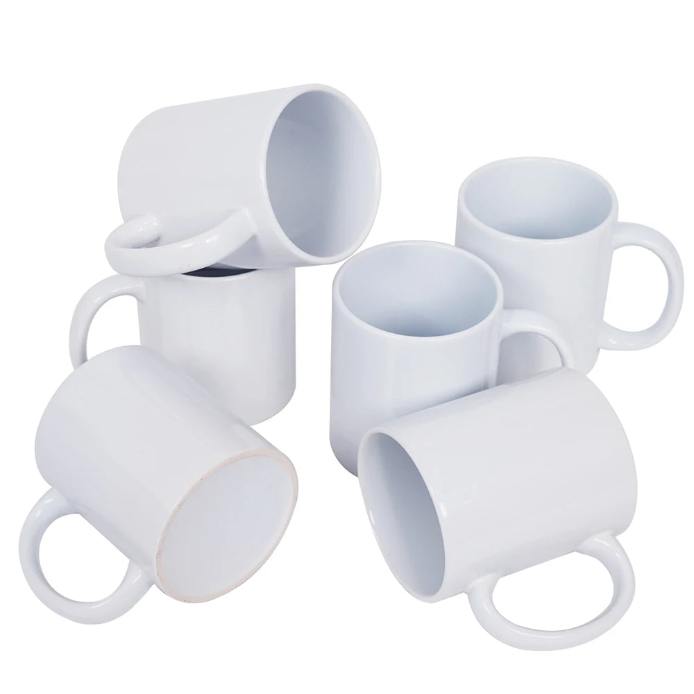 Plain White Ceramic Sublimation Mug 11OZ Blanks Ceramic Sublimation Mugs