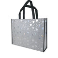 Factory Price Fashion Eco-friendly Silver Custom Luxury Shopping Bags with Handle
