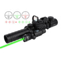 Factory 4-in-1 Scope 3-9x32EG Combo Tactical Hunting Rangefinder Red Dot Reticles Green Laser Waterproof Fully Multi-Coated 1x