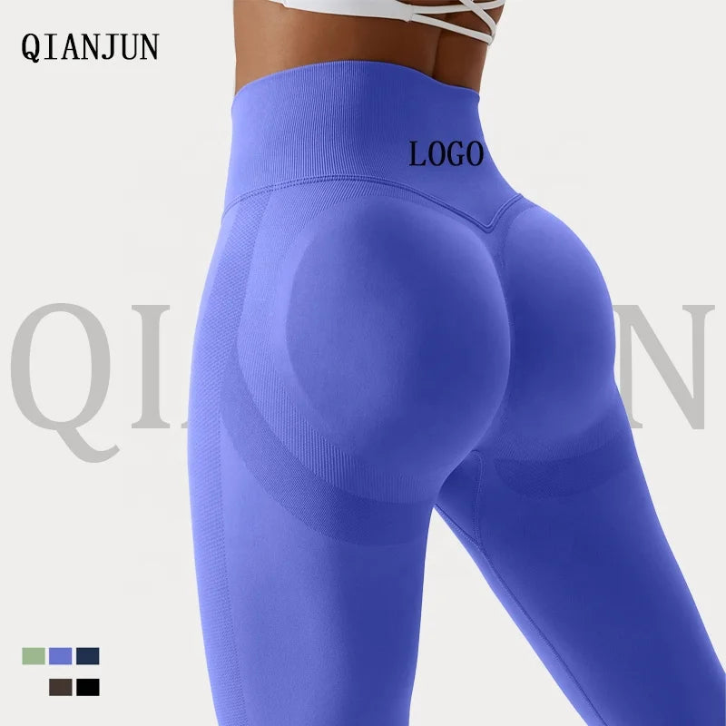 2024 Seamless High Waist Custom Women's Yoga Pants Fashion Plus Size Leggings Activewear Workout Wear Leggings