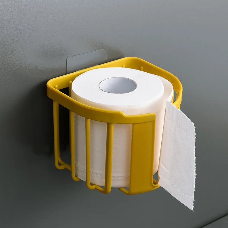 Perforated Free Storage Rack Tissue Box Paper Household  Paper Holder Toilet Paper Roll Holder