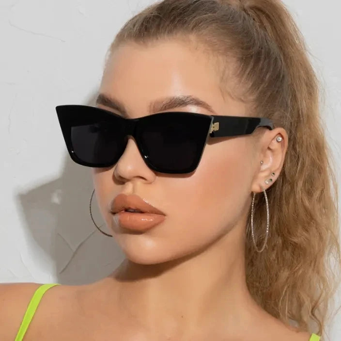 Designer Famous Brands Frame Design High-End Changeable Large Frame Eyeglasses Frames Cat Top Ranking Sunglasses