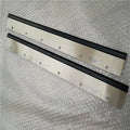 GTO52 69.010.180F New Wash up Blade for Offset Printing Machinery 560x60x0.5mm Size with 6 Holes