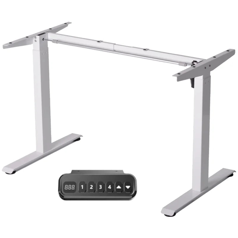 Fast Shipping Home Office Single Motor Electric Sit Stand Desk Height Adjustable Desk  Frame Standing Desk