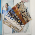 Wholesale Vintage Acetate Hair Comb Cosmetic Hair Comb Acetate Pattern Comb for Women