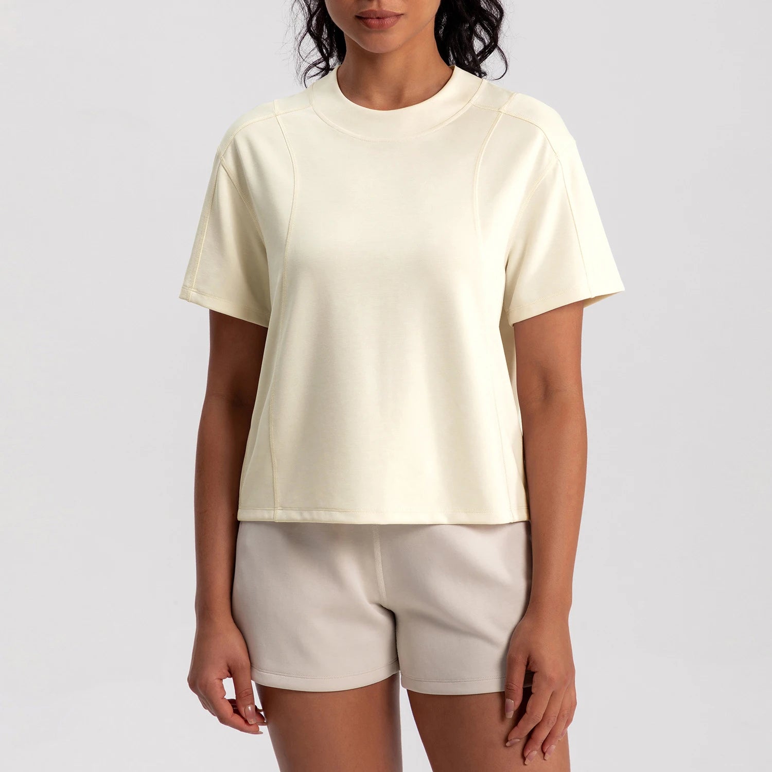 Women Summer Short Sleeve O Neck Soft Lightweight Running T Shirt