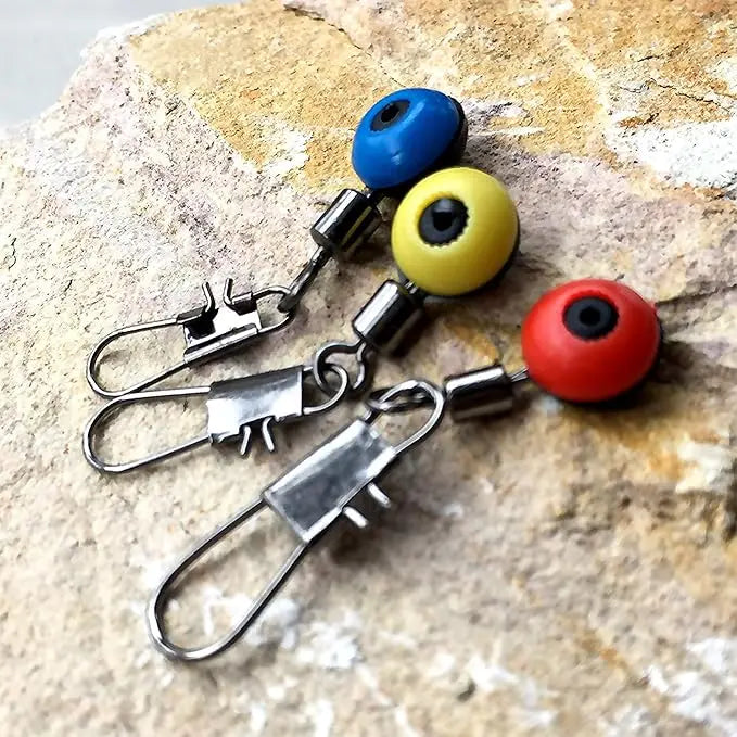Fishing Line Shank Clip Connector 3size Swivels Sinker Slides Hook Space Beans Connectors Rolling Swivels