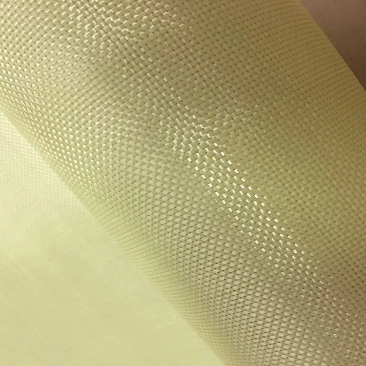 Yellow Plain Weave Flame Retardant Anti-Static 100% Para Aramid Fabric Car Workwear Firefighter Tents Chemical Garments