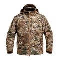Unisex Camouflage Outdoor Tactical Soft Shell Jacket Windproof Zipper Warm Fleece for Spring Summer Autumn Hiking Casual Wear