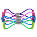 Gym 8 Word TPE Loop Elastic Band Chest Developer Expander Rope Sports Workout Resistance Bands Fitness Equipment Yoga Training