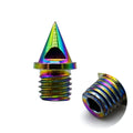 Hollow Out Colorful Track and Field Spikes 1/4" Length Pyramid Track Spike Shoes Replacements Track Sprint High Hardness Steel